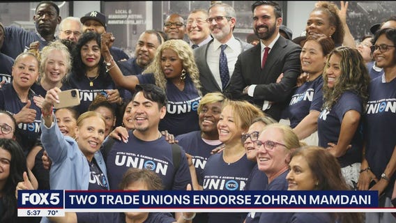 NYC mayoral race: Trade unions endorse Mamdani; Cuomo's future