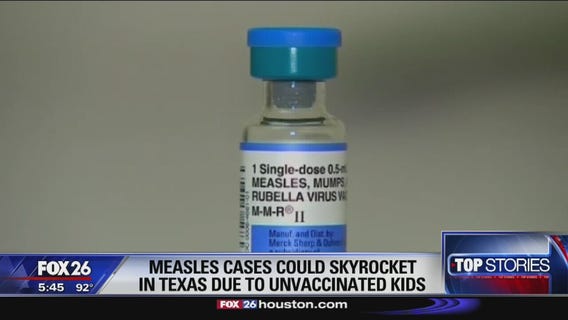 Measles cases could skyrocket in Texas due to unvaccinated kids