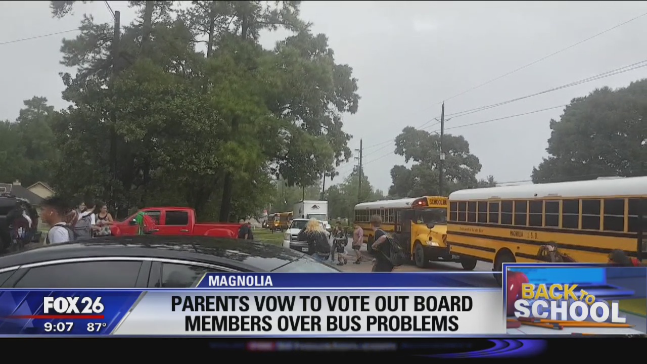 Parents vow to vote out board members over bus problems