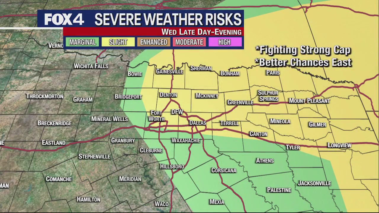 Dallas weather: Feb. 14 evening forecast