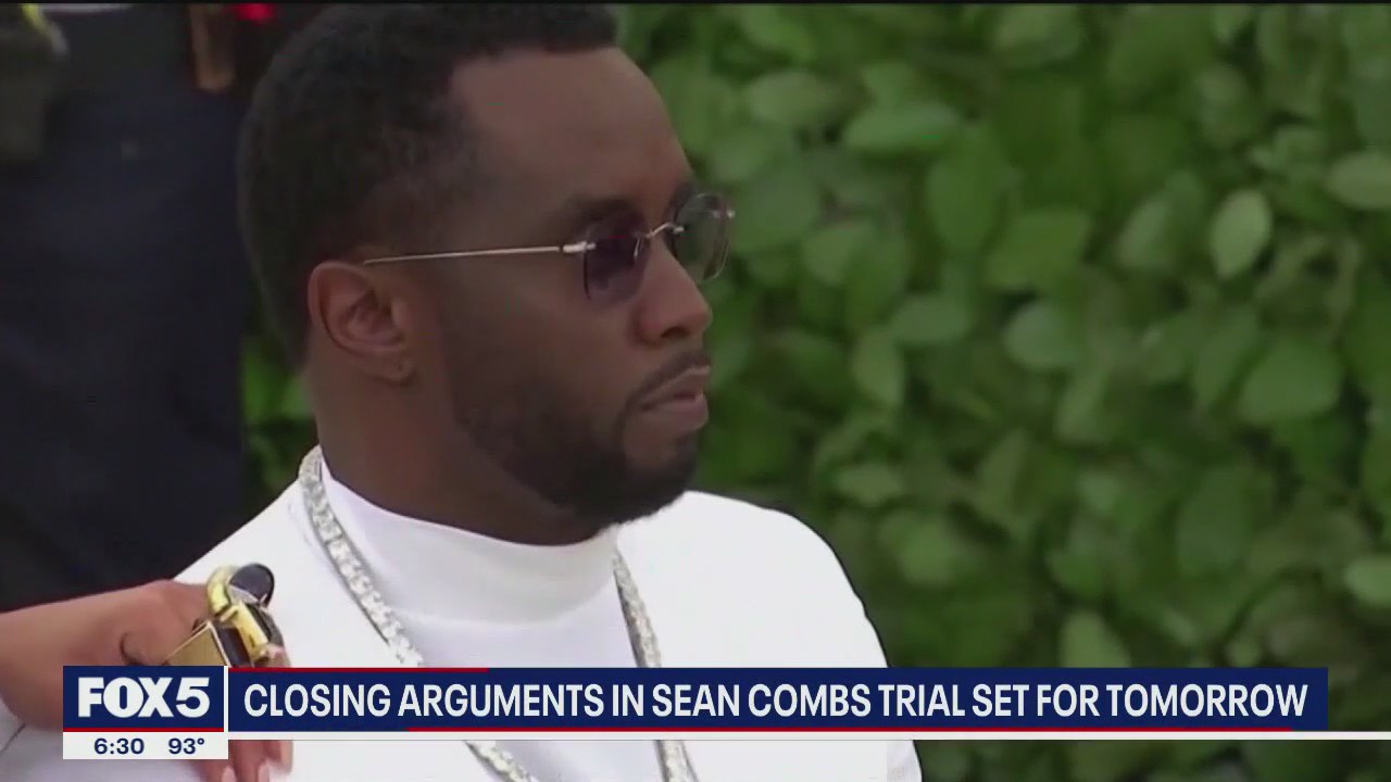 Closing arguments in Diddy trial set for tomorrow