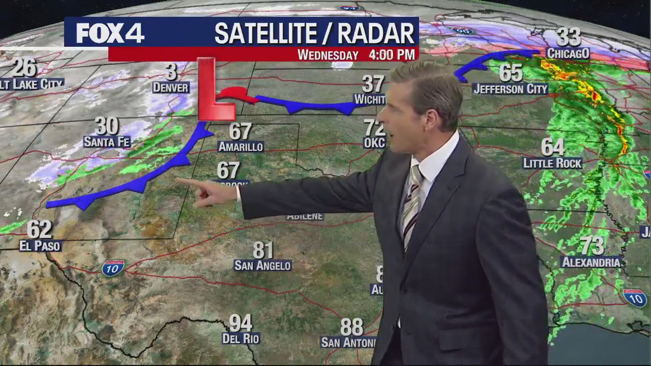 Dallas weather: Feb. 22 Evening forecast