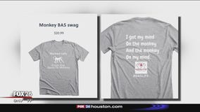 Bayou Animal Services selling Santa monkey shirts to raise funds