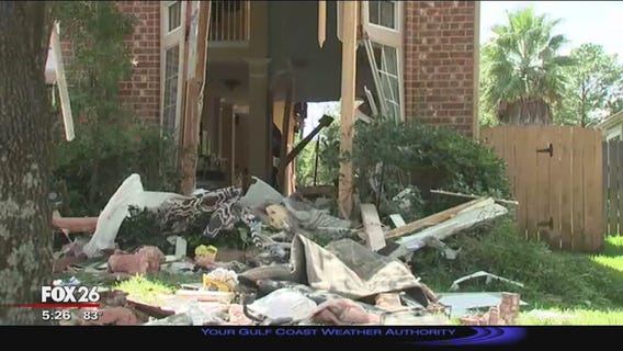 Family gives look inside the home where a truck crashed all the way through