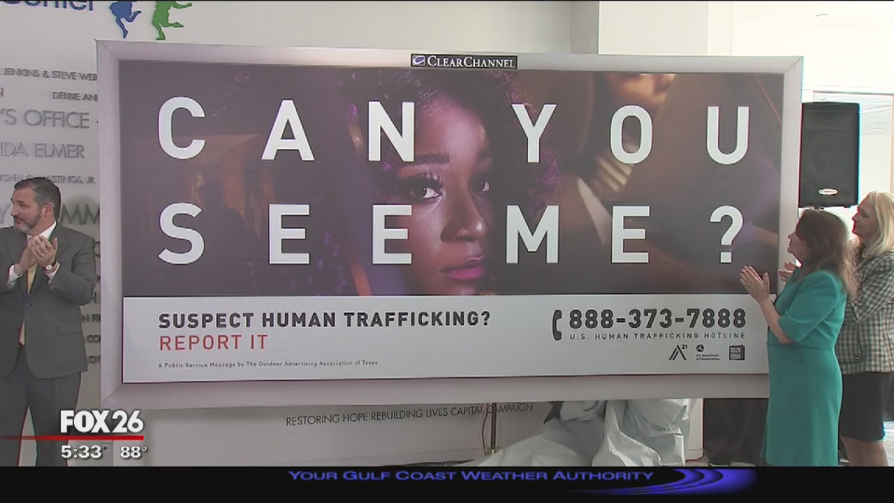 'Can you see me?' campaign launches to fight human trafficking in Texas