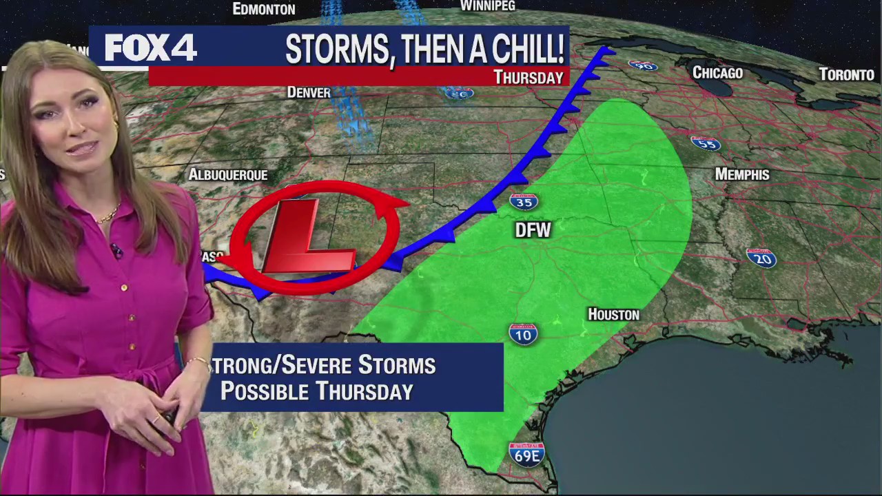 Dallas weather: March 15 afternoon forecast