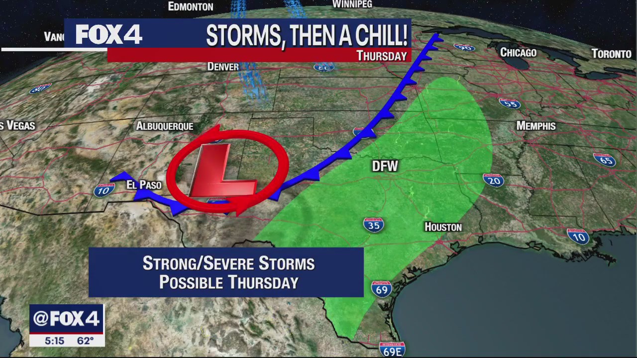 Dallas weather: March 14 evening forecast