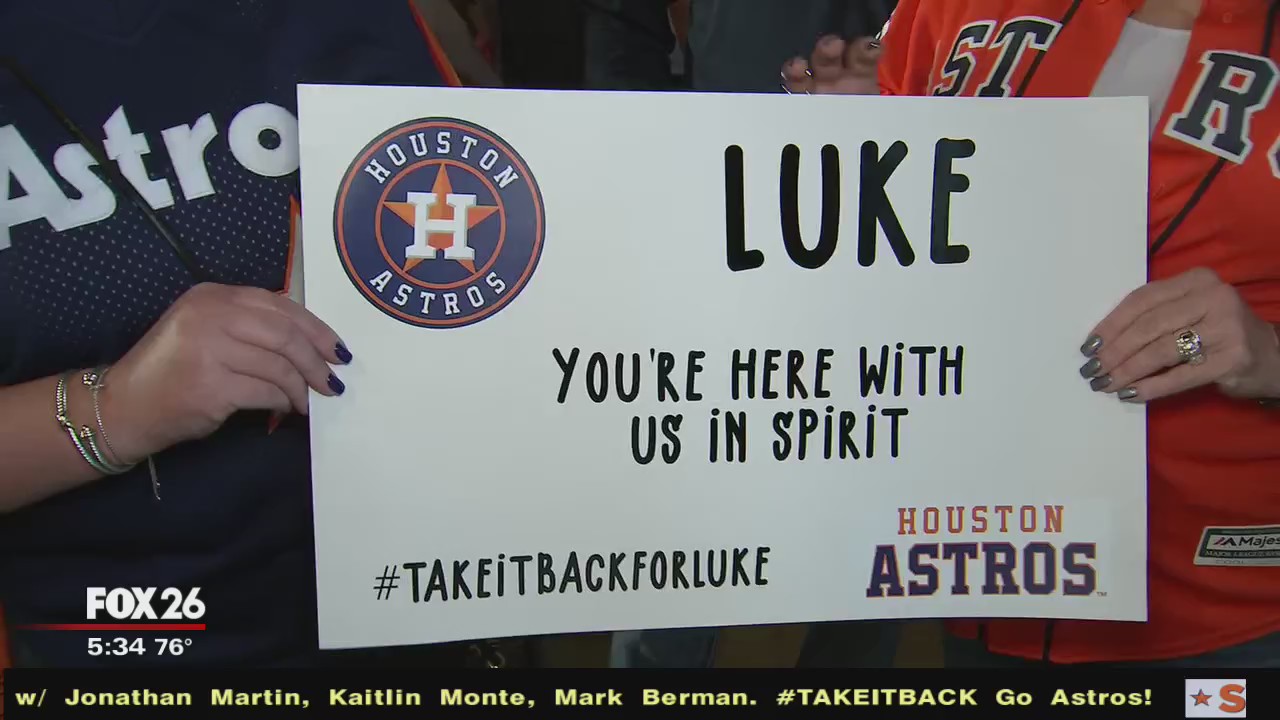Family of Astros fan who died in a car accident requests special remembrance