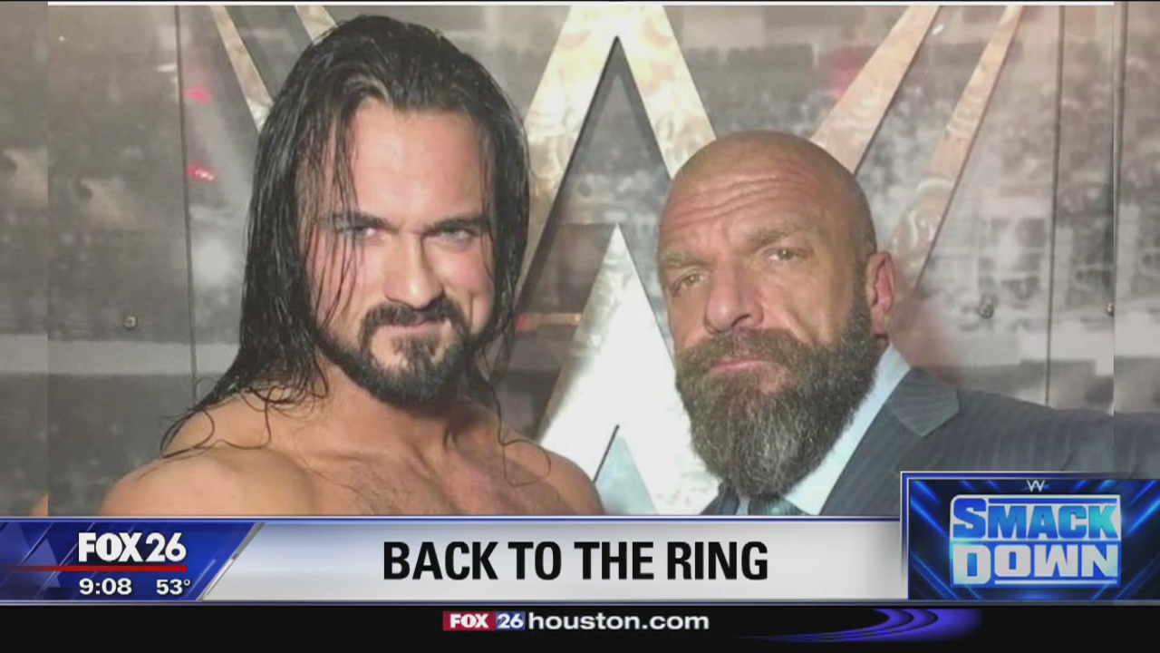 Drew McIntyre is back in the ring