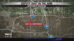 Deputy shot in the arm