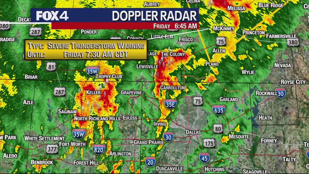 Dallas Weather: March 24 morning forecast