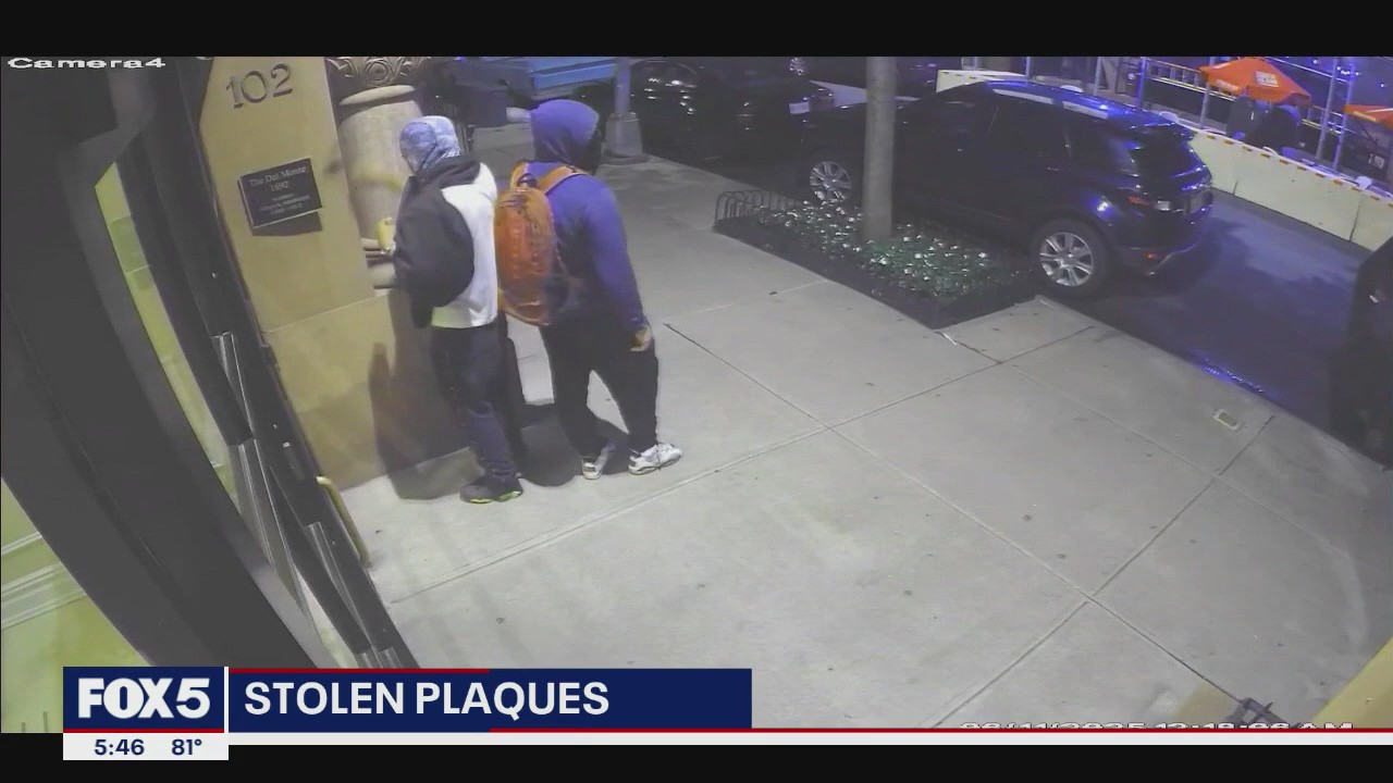 Plaques honoring NYC pioneers stolen and sold across Manhattan