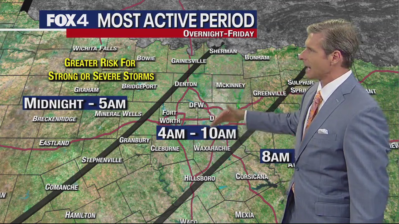 Dallas Weather: March 23 overnight forecast