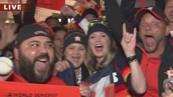 Excited fans get ready for Game 5 following big Astros win