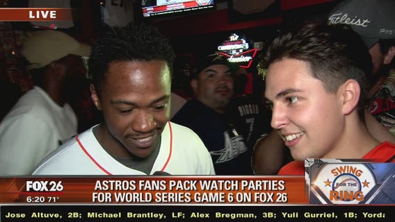 Astros fans packed in Lucky's Pub ahead of Game 6