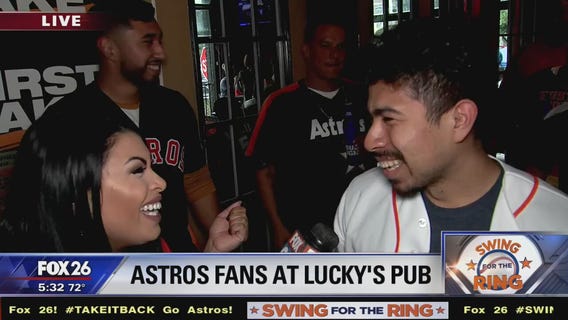 Astros fans at Lucky's Pub excited for Game 6