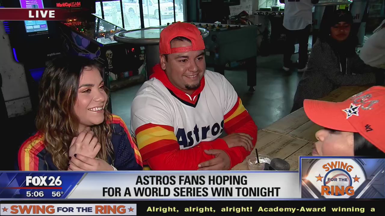 Astros fans hoping for a World Series win