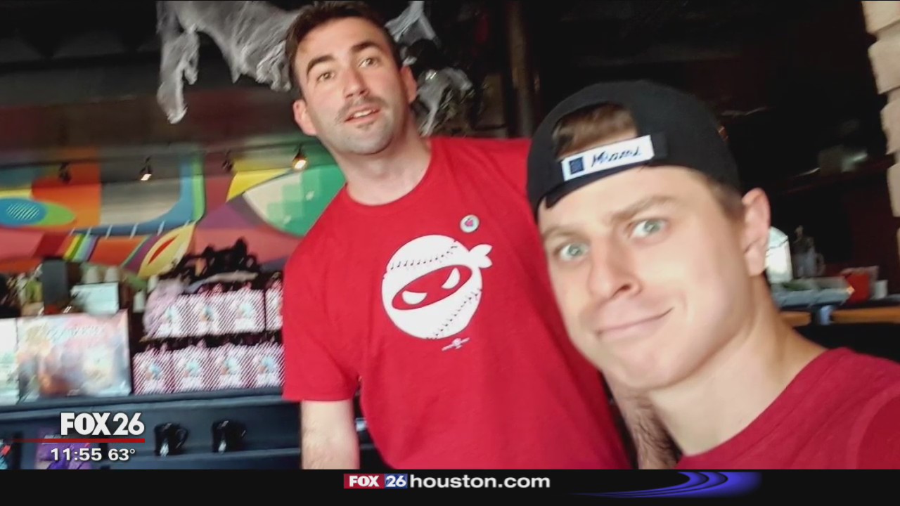 Baseball Brit, a baseball superfan from England, stops in Houston for World Series
