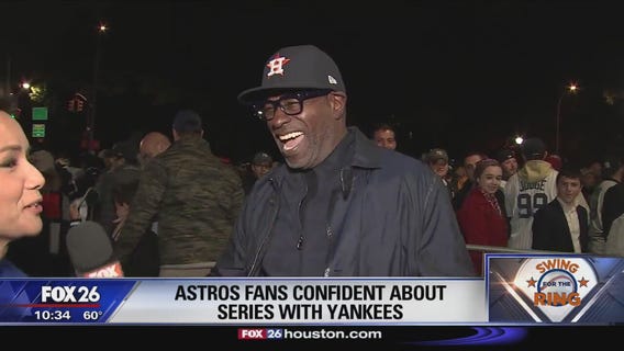 Astros fans confident about series with Yankees