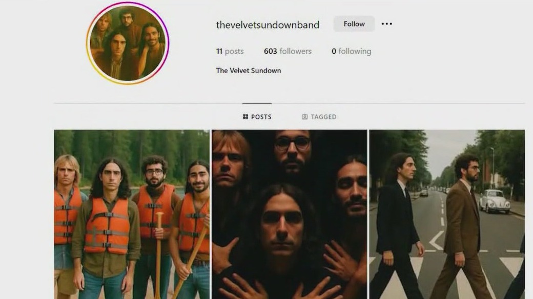 Suspected AI band gaining traction on Spotify