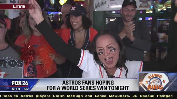 Astros fans are hopeful that Houston will earn the World Series title