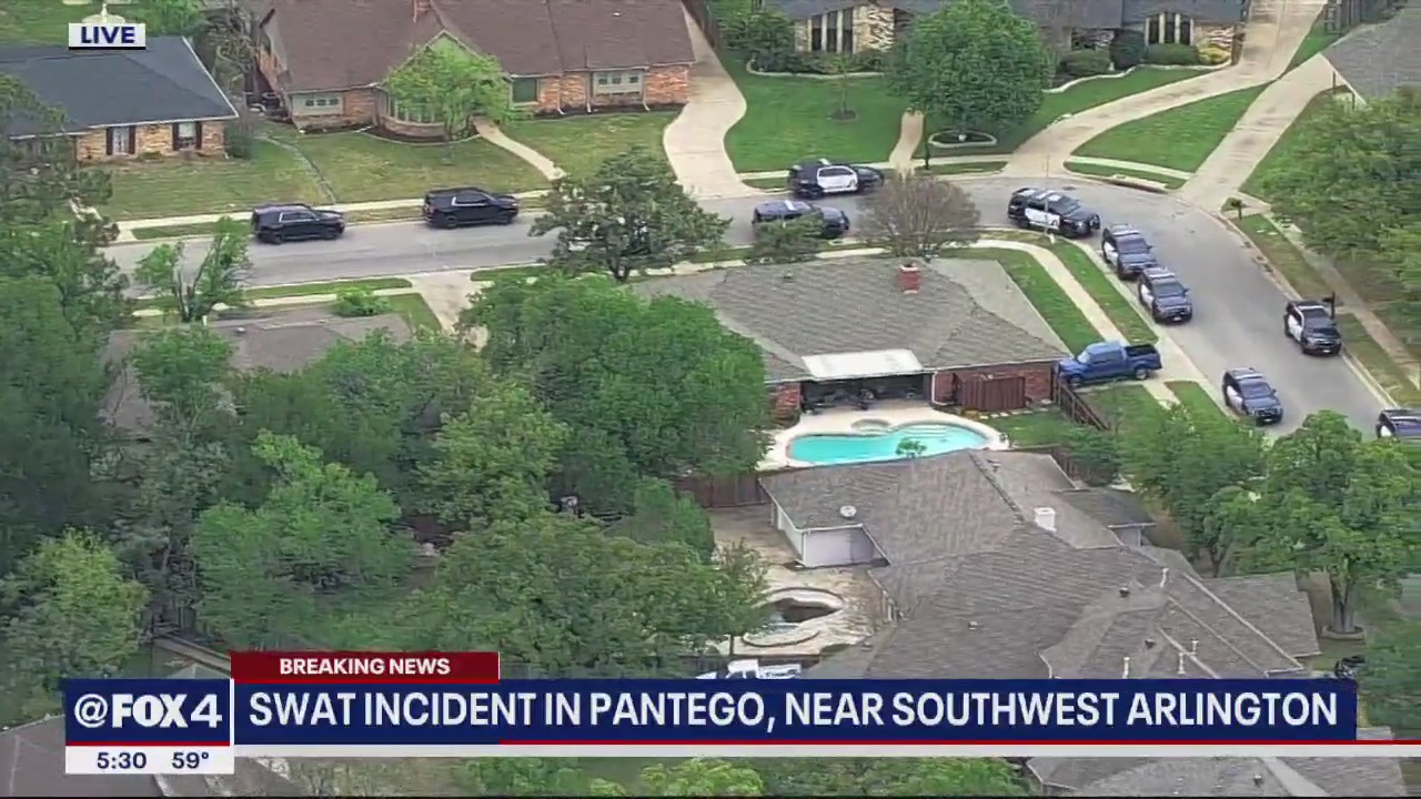 SWAT standoff in Pantego | FOX 4 Dallas-Fort Worth