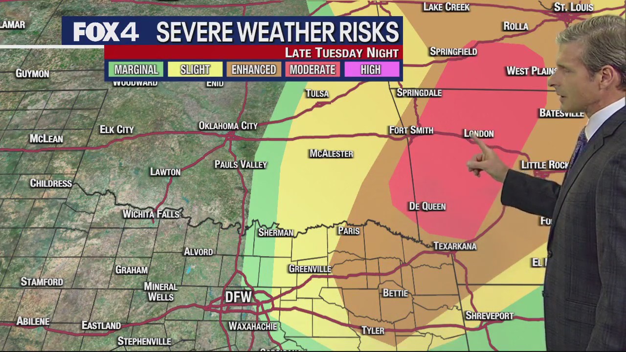 Dallas weather: April 3 evening forecast