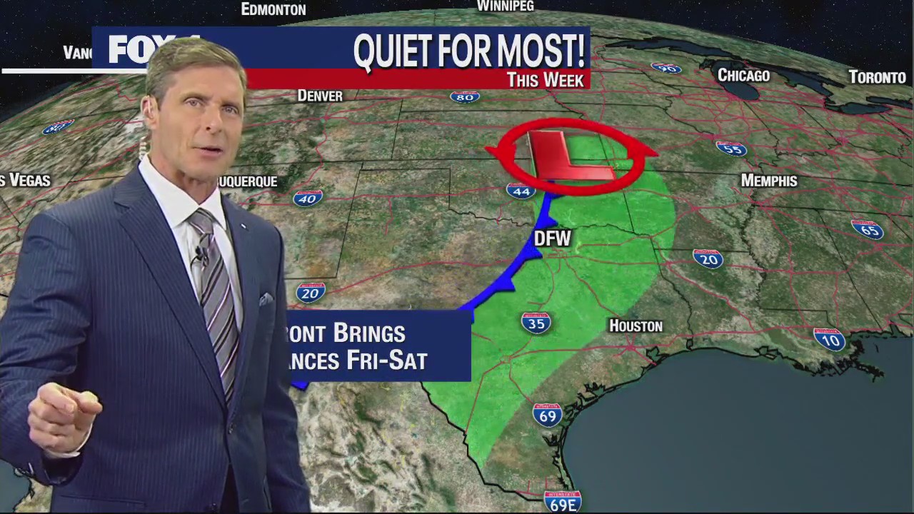 Dallas weather: April 10 evening forecast