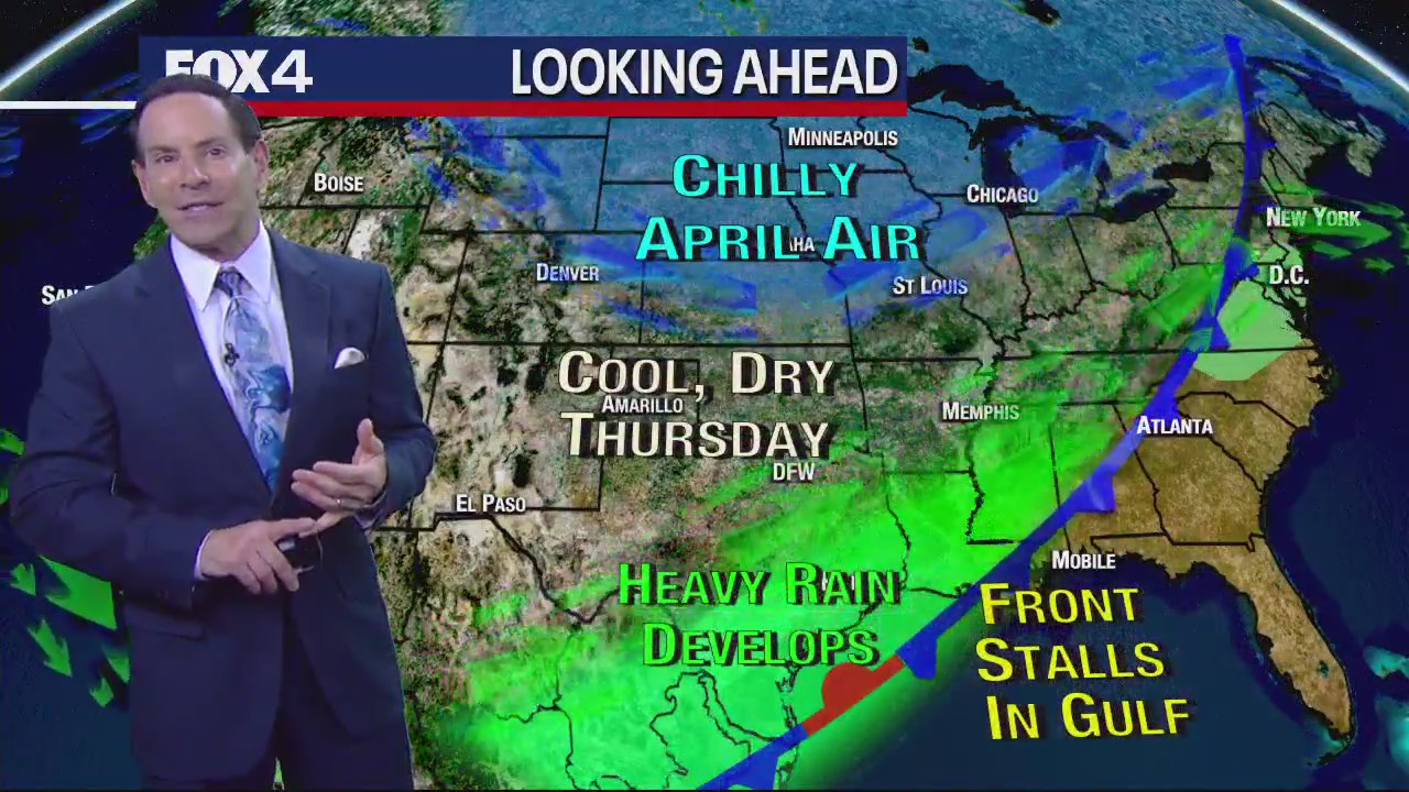 Dallas Weather: April 5 morning forecast