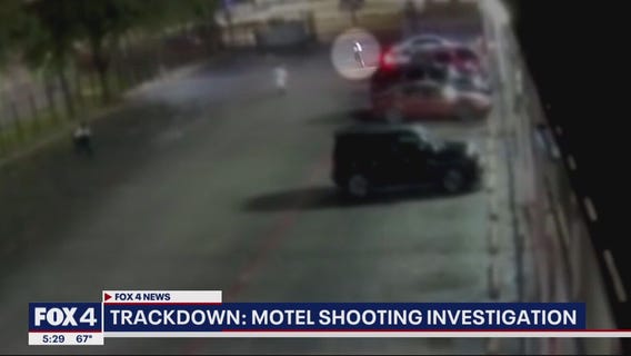 Trackdown: Search for suspect who shot man in face in Dallas motel parking lot