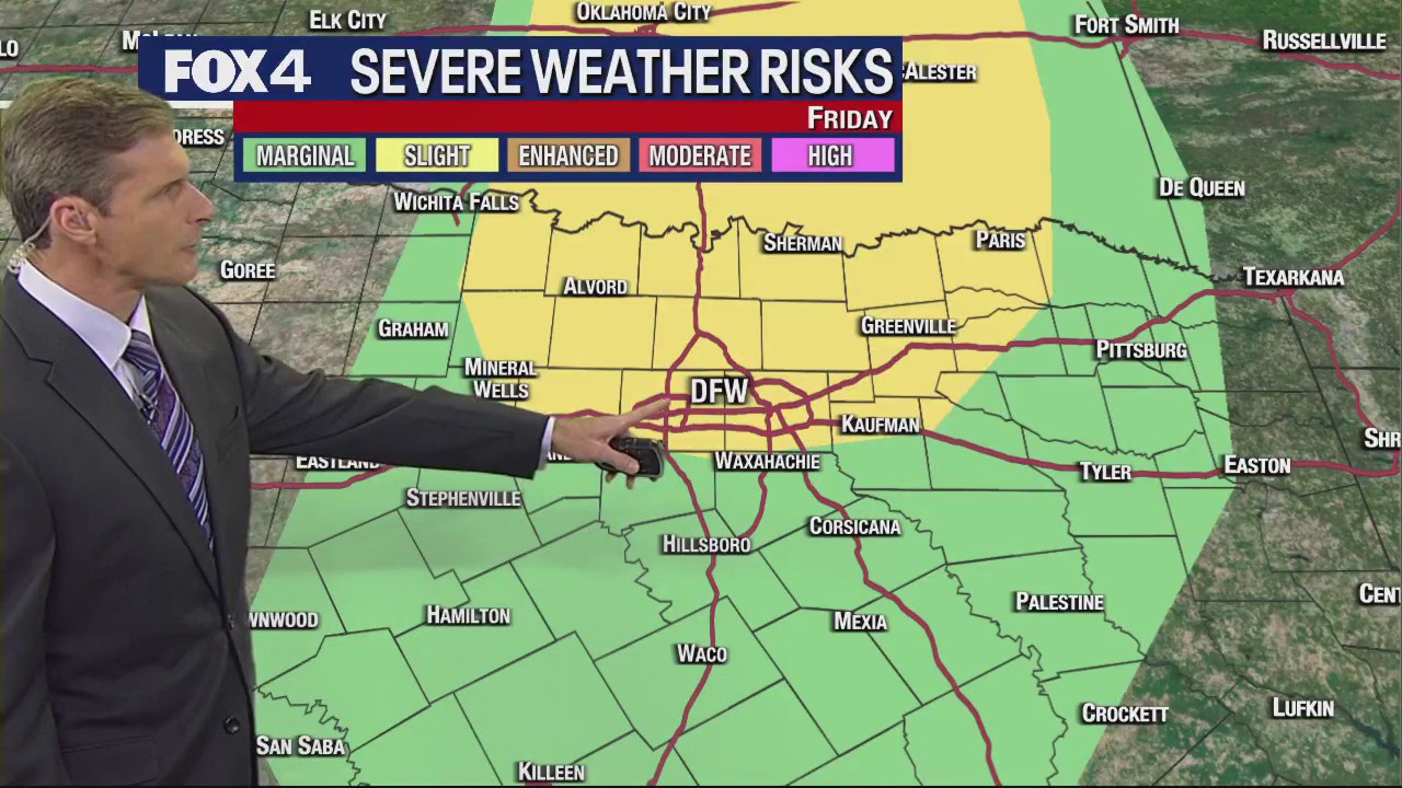 Dallas weather: April 12 evening forecast