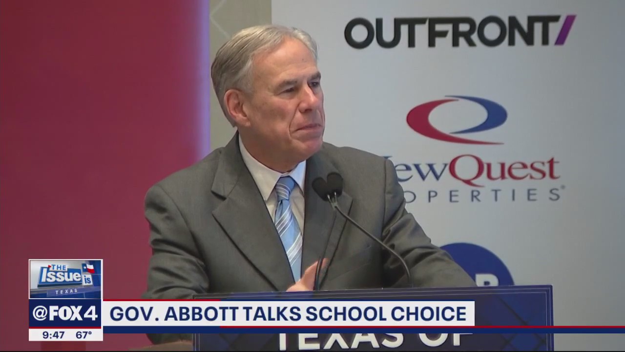 Texas: The Issue Is - Gov. Abbott pledges to push 'school choice' through legislative head wind