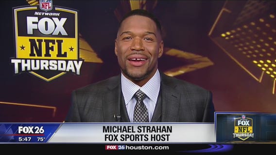 Michael Strahan talks Colts vs. Texans matchup