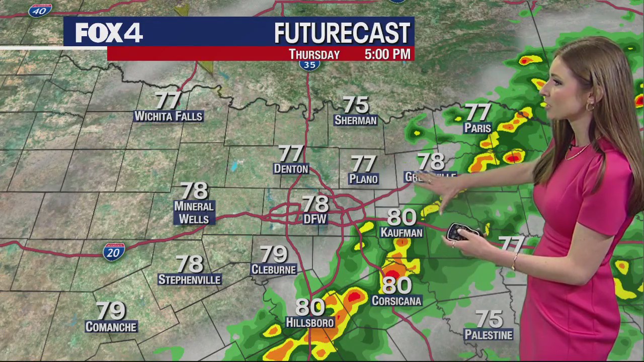 Dallas weather: April 20 afternoon forecast