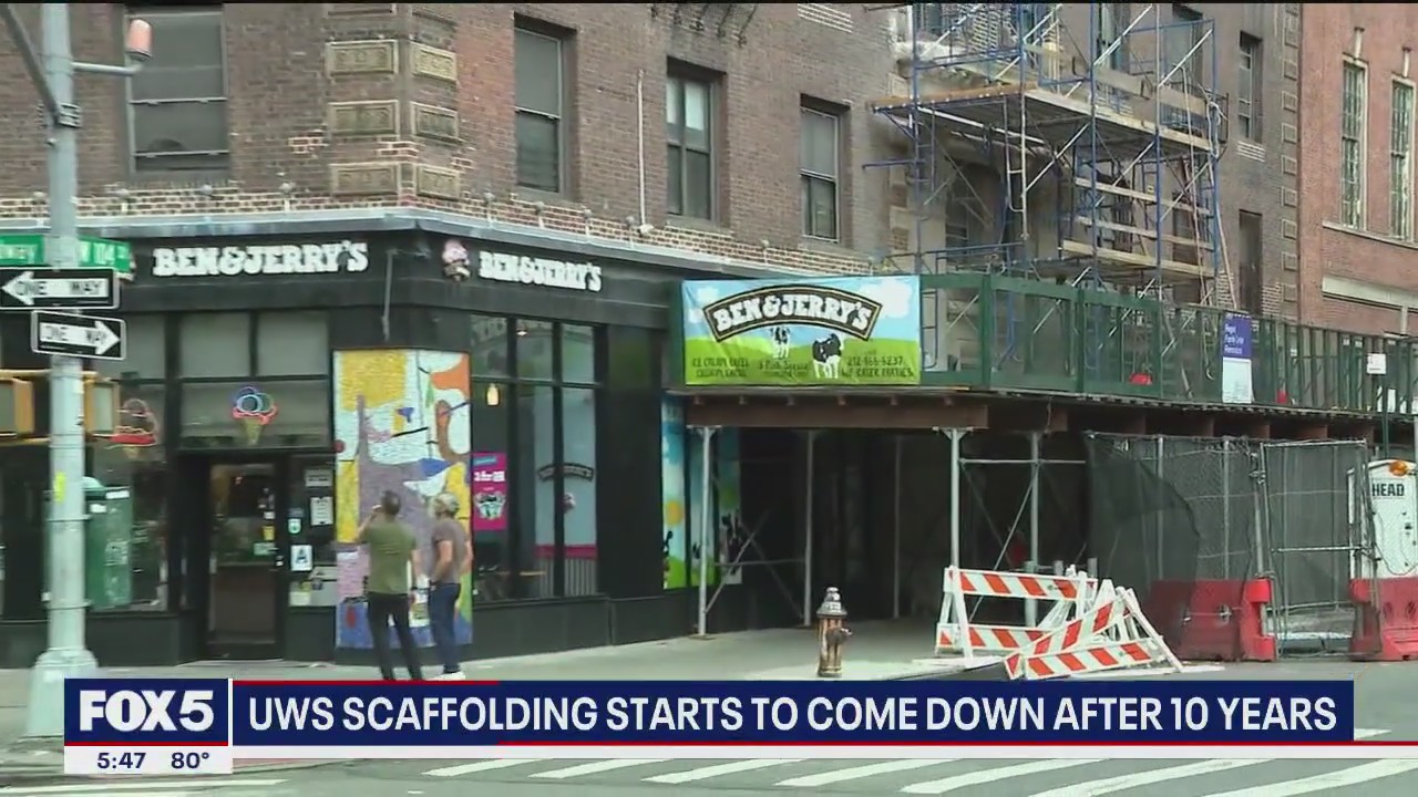 Decade-old scaffold in UWS removed