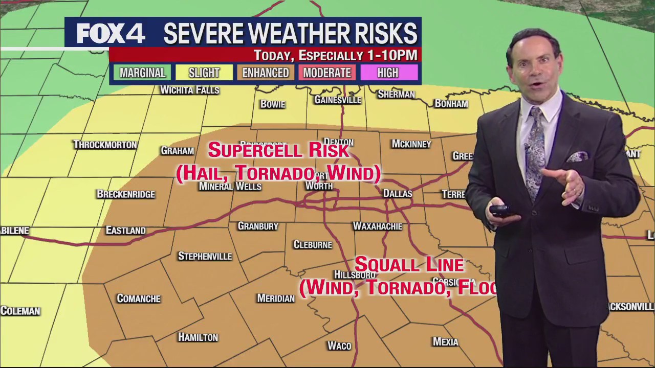 Dallas weather: April 26 late morning forecast