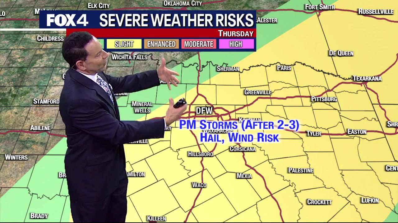 Dallas Weather: April 19 morning forecast