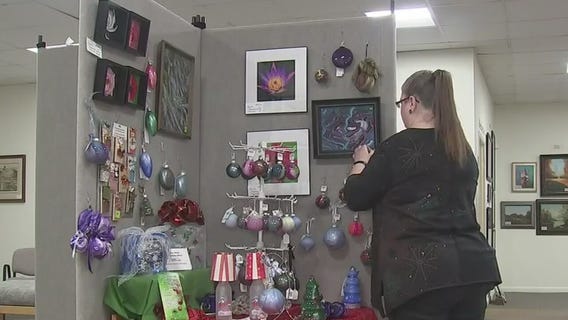 Unique gifts available at Christmas gift gallery at Art Center of Baytown