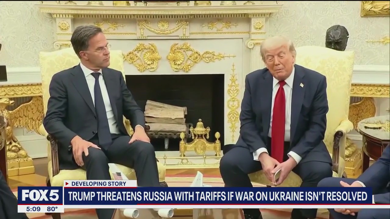 'We are very unhappy': Trump threatens Russia with tariffs