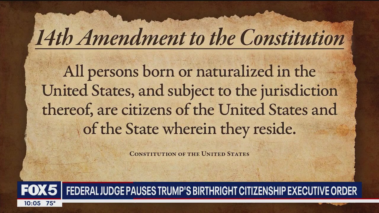 Federal judge blocks Trump's birthright citizenship executive order