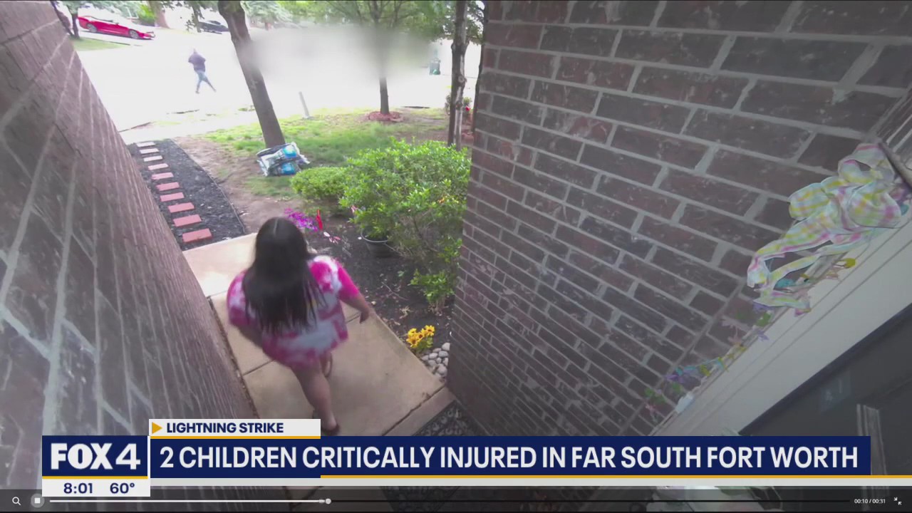 2 children hospitalized after lightning strike in Fort Worth | FOX 4 ...