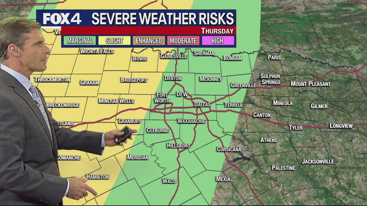 Dallas weather: May 2 evening forecast