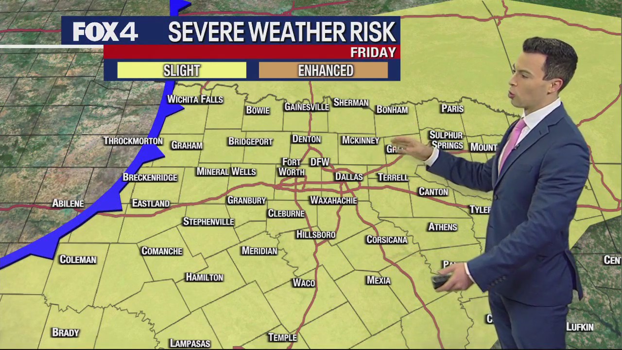 Dallas weather: May 16 afternoon forecast