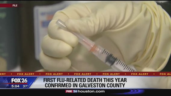 Flu-related death reported in Galveston County