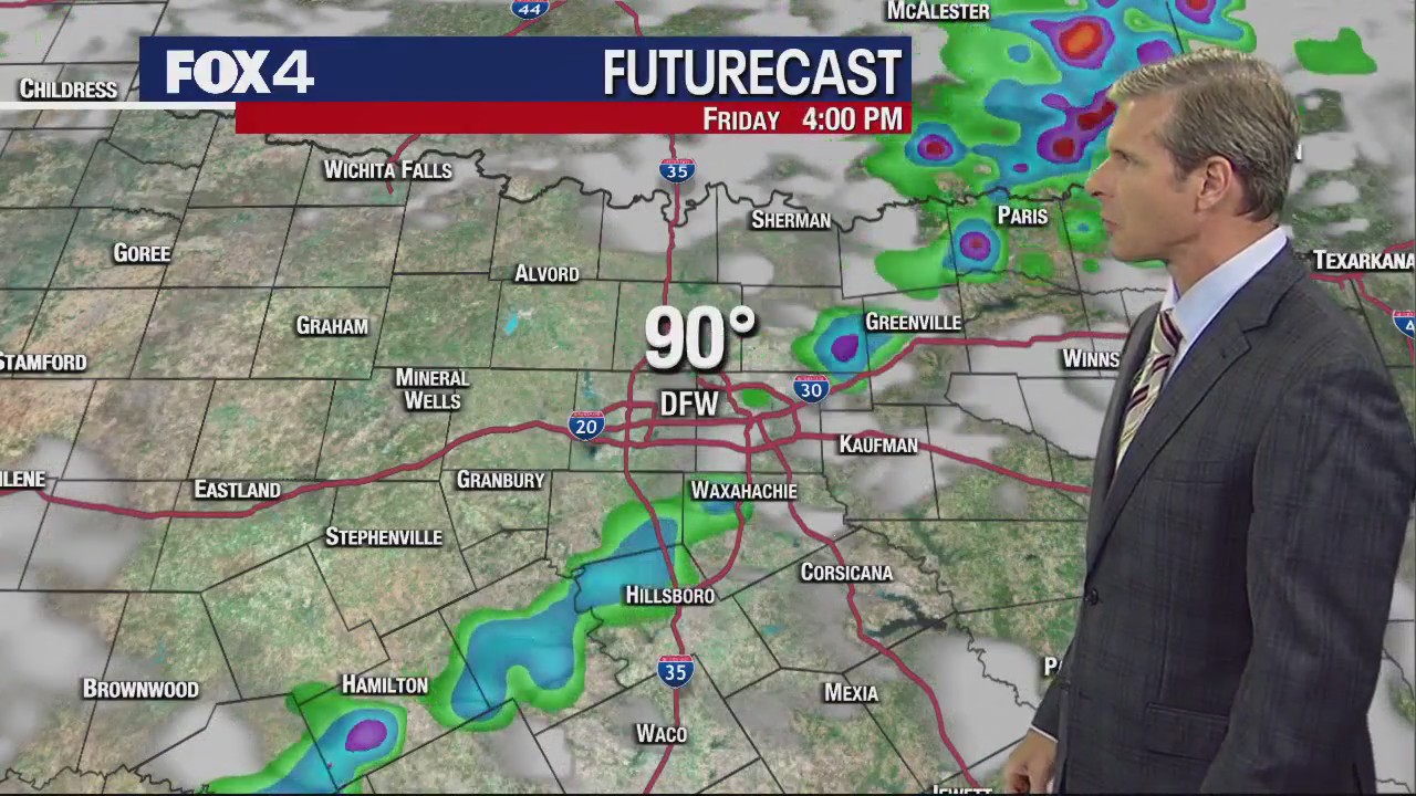 Dallas weather: May 17 evening forecast