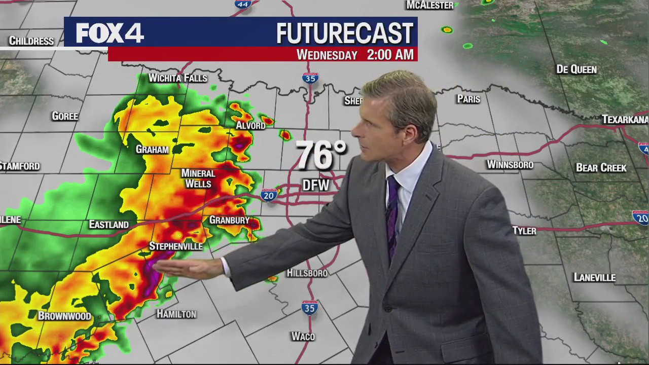 Dallas weather: May 23 evening forecast