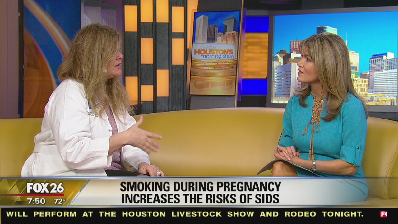 Smoking during pregnancy increases the risk of SIDS