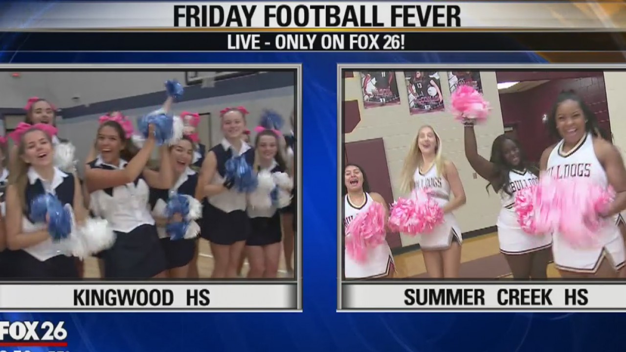 Friday Football Fever- Kingwood Mustangs and Summer Creek Bulldogs show their spriit