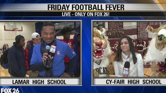 Lamar HS  and CyFair HS have Friday Football Fever