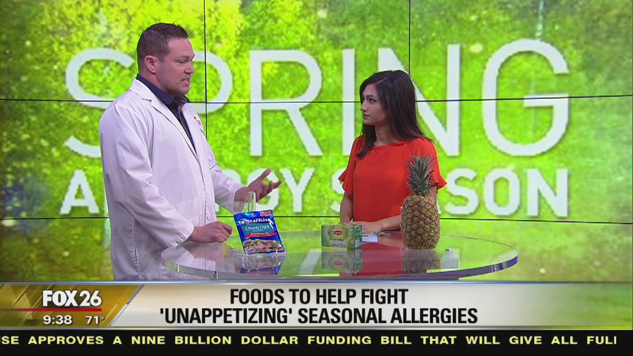 Foods to help fight seasonal allergies